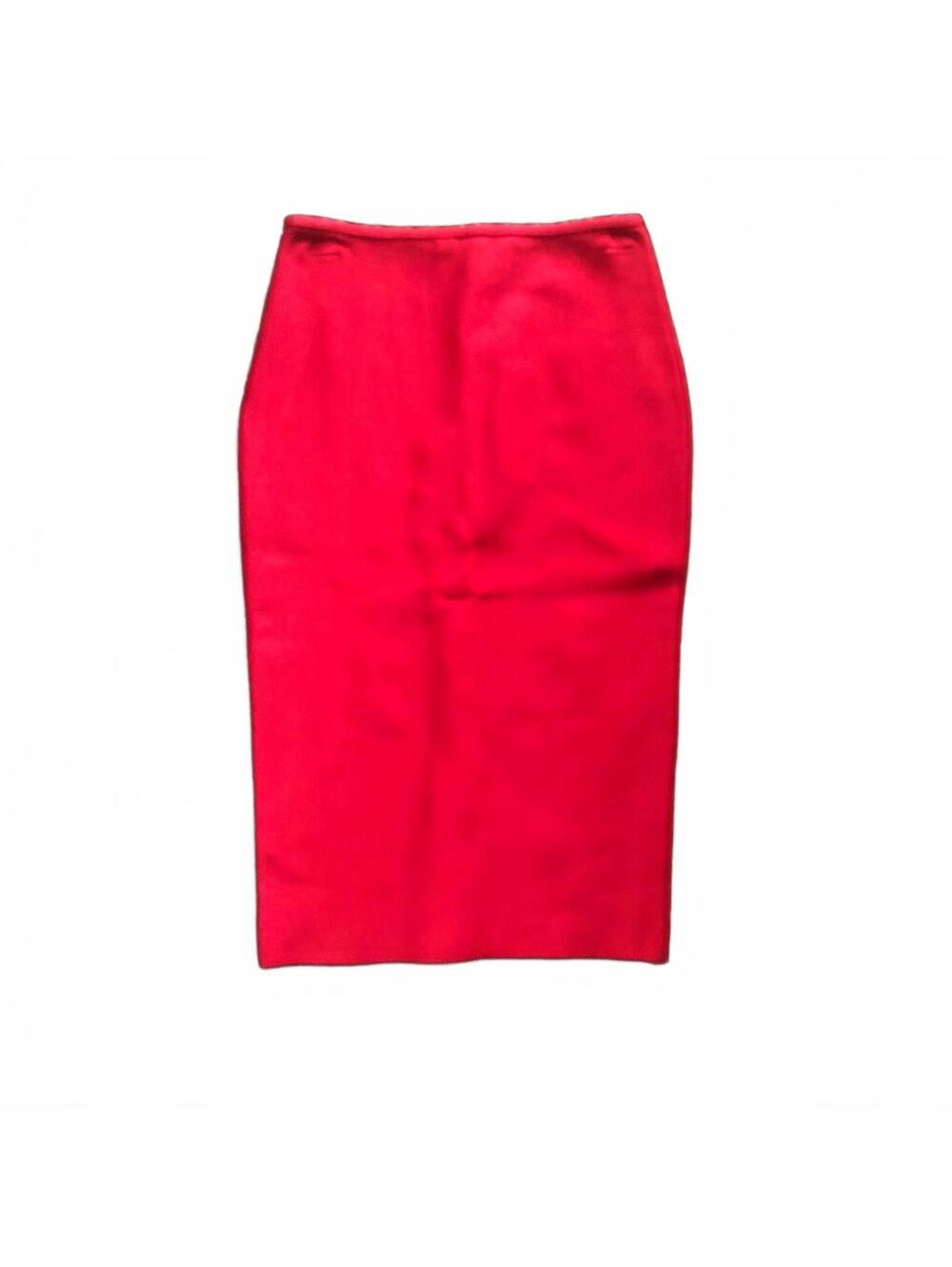 Gracia Burgundy Bandage Pencil Skirt Medium